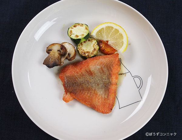 ニジマスのムニエル