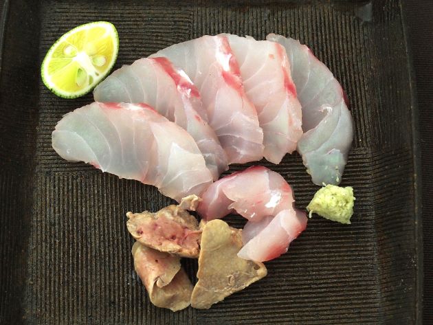 ナガサキフエダイの刺身