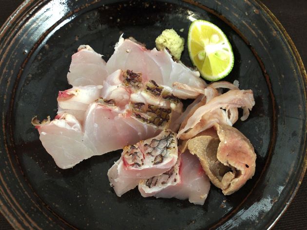 ナガサキフエダイの焼霜造り