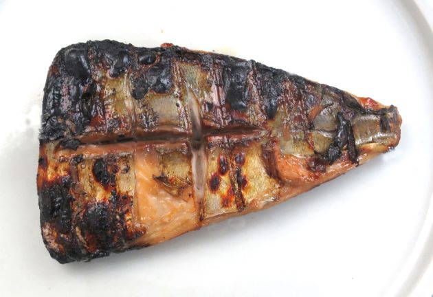 ニジョウサバの醤油焼き