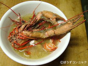 クリックで拡大表示 オキナエビのみそ汁