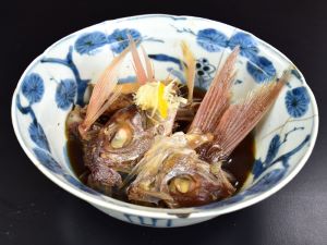 クリックで拡大表示 オゴダイのあら煮