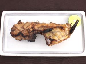 クリックで拡大表示 ホホスジタルミの塩焼き