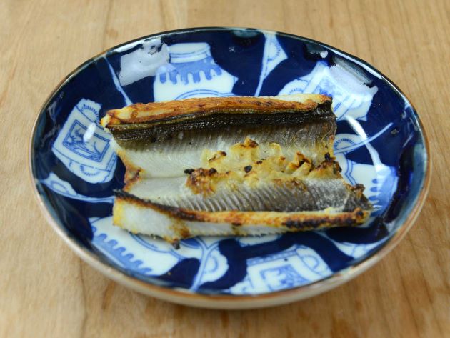 オキアナゴの酒焼き