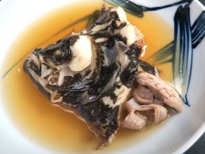 ヒラメの煮つけ