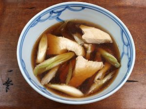 クリックで拡大表示 ビン長マグロのねぎま汁