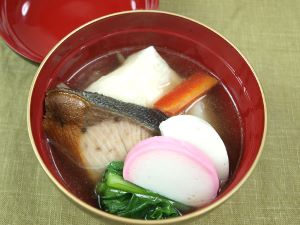 クリックで拡大表示 ブリ雑煮