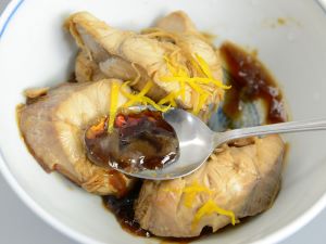 クリックで拡大表示 さがんぼの煮こごり