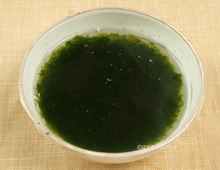 ヒロハノヒトエグサの汁