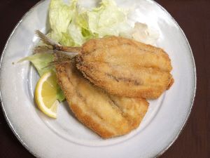 クリックで拡大表示 マイワシのフライ