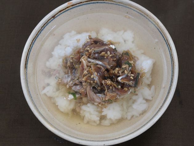 マイワシの茶漬け