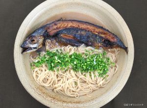 クリックで拡大表示 焼きさば素麺