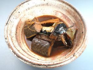 クリックで拡大表示 焼きさば煮つけ
