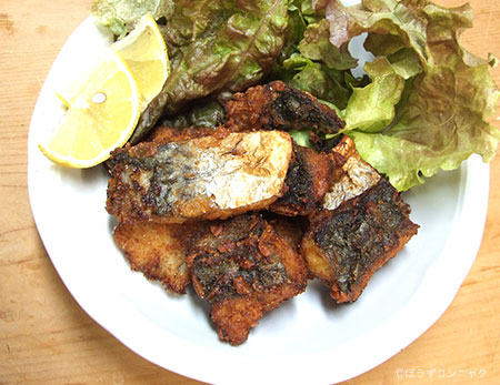 マサバの竜田揚げ