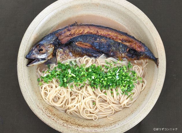 焼きさば素麺