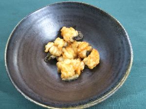 クリックで拡大表示 トラウツボの唐揚げ