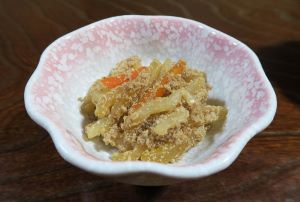 クリックで拡大表示 たらの子いり