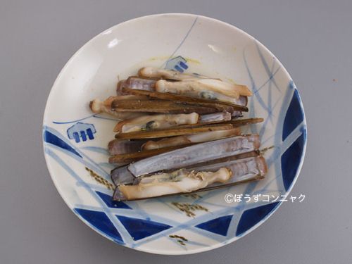 ジャックナイフガイの酒蒸し