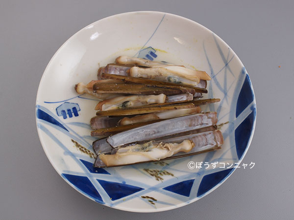 ジャックナイフガイの酒蒸し