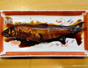 クリックで拡大表示 あゆの赤煮