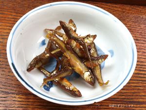 クリックで拡大表示 小鮎の山椒煮