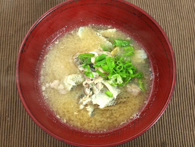 ハゼのみそ汁