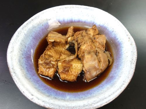 クリックで拡大表示 ウチワザメの煮つけ