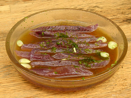 めじかの新子刺身