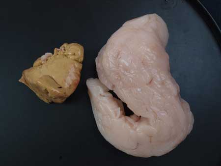 マンボウの皮と肝