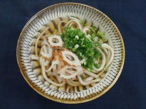 クリックで拡大表示 アジ節を使ったうどん