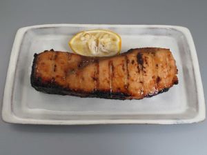 クリックで拡大表示 メカジキの祐庵焼き