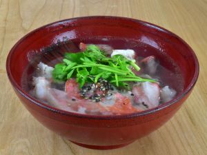 クリックで拡大表示 きんきの潮汁