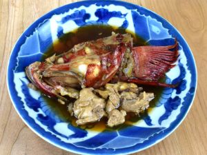 クリックで拡大表示 きんきのあら煮