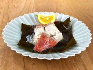 クリックで拡大表示 きんきの酒蒸し