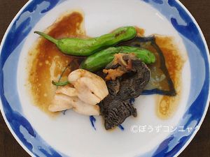 クリックで拡大表示 ヒレナシシャコのバター焼き