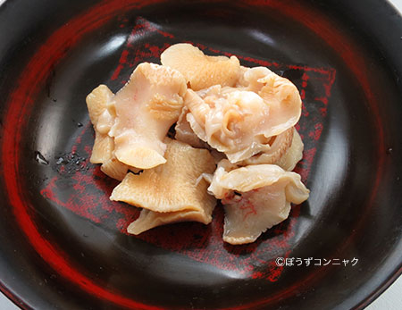 チシマタマガイの刺身