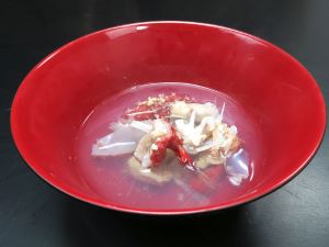クリックで拡大表示 アカグツの潮汁