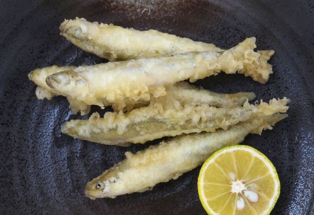 ワカサギの天ぷら