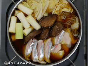 クリックで拡大表示 ヨコシマサワラの魚すき