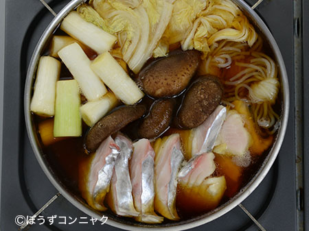 ヨコシマサワラの魚すき