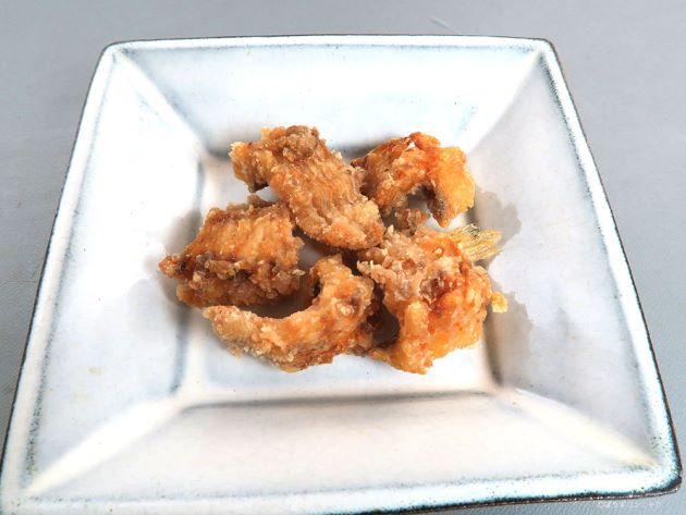 ヘラヤガラの唐揚げ