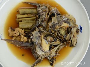 クリックで拡大表示 バケムツの煮つけ