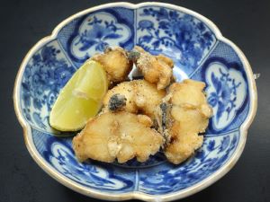 クリックで拡大表示 アンコウの唐揚げ
