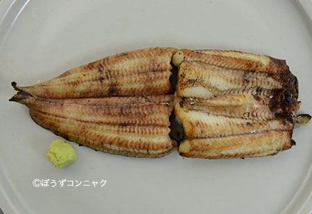 ヨーロッパウナギの白焼き