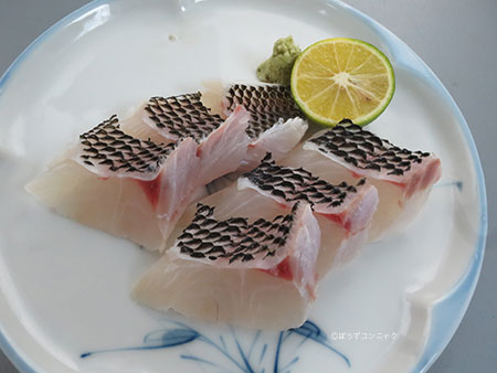 ハナフエフキの刺身