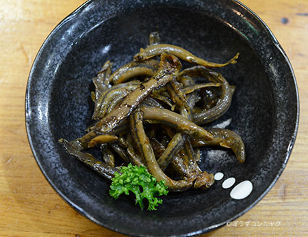 アジメドジョウの煮つけ