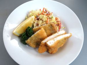 クリックで拡大表示 テンジクアジのフライ