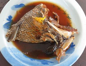 クリックで拡大表示 クロコショウダイの煮つけ