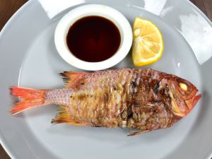 クリックで拡大表示 ナミマツカサの丸焼き