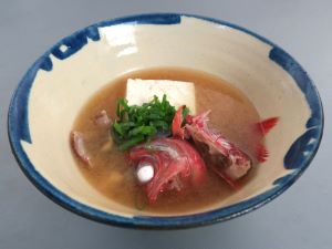 クリックで拡大表示 ナミマツカサのみそ汁